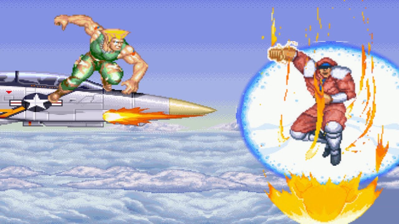 【スト2 進化】卑怯なガイル vs ベガ - Ultimate battle!! Guile vs M.Bison ,Street Fighter2 Evo. Mugen
