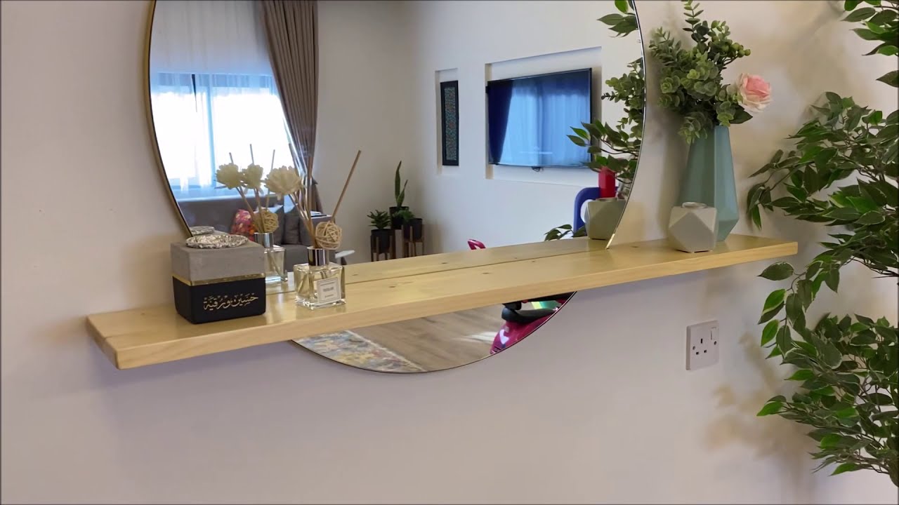 diy circle wall mirror