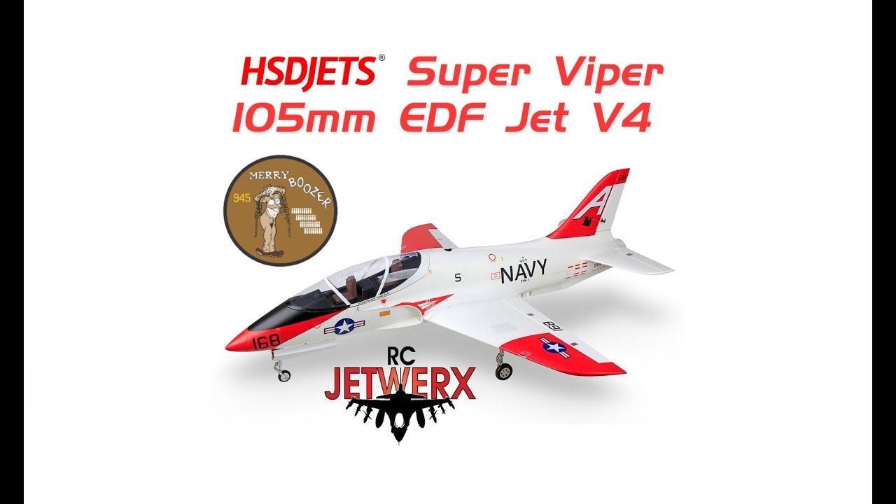 HSD Super Viper 105mm EDF Jet V4 Unboxing and Discussion with Andy Davis (Owner of RC Jetwerx)