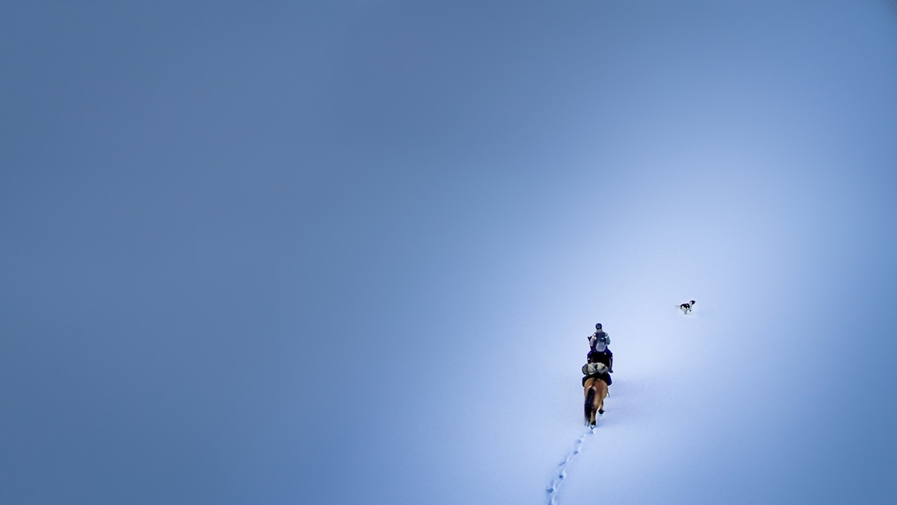 Alone With My Horses on a Frozen Lake | Winter Camp & Ice Fishing