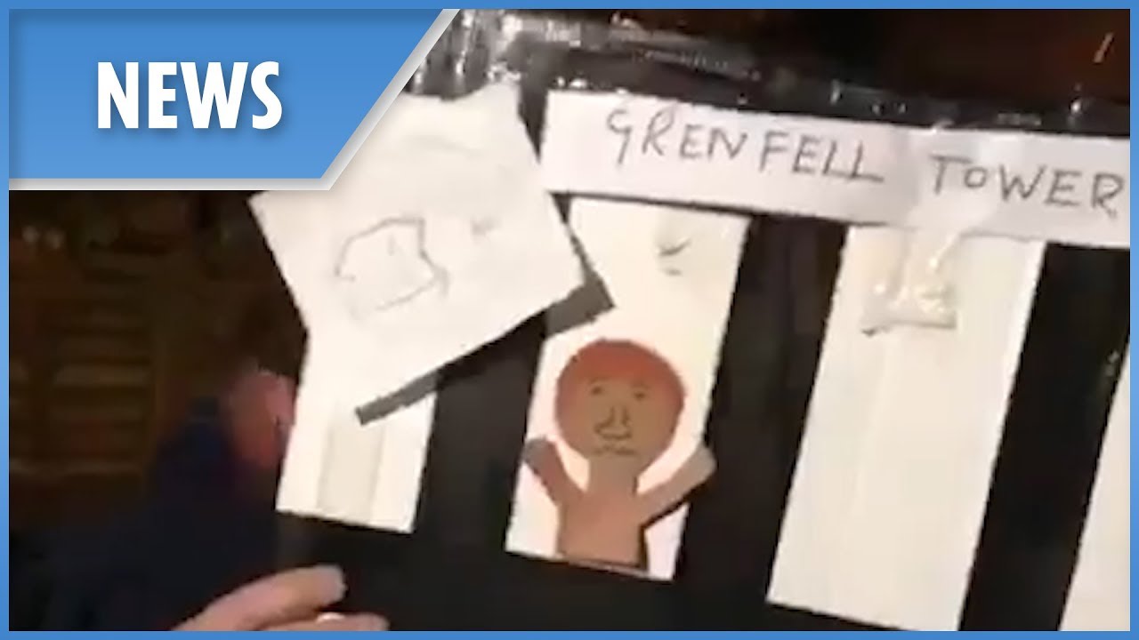 Grenfell effigy burnt on a bonfire (5 arrested)