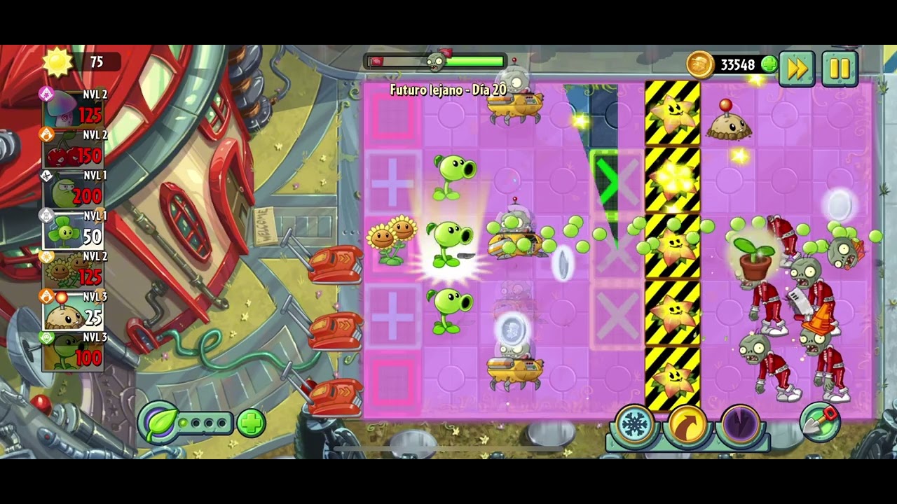 Jugando Pvz2 Pt3