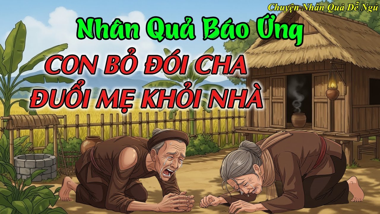 Quả b&aacute;o 2 đời người: Con bỏ đ&oacute;i cha - đuổi mẹ, trả nghiệp cả l&agrave;ng rơi nước mắt.