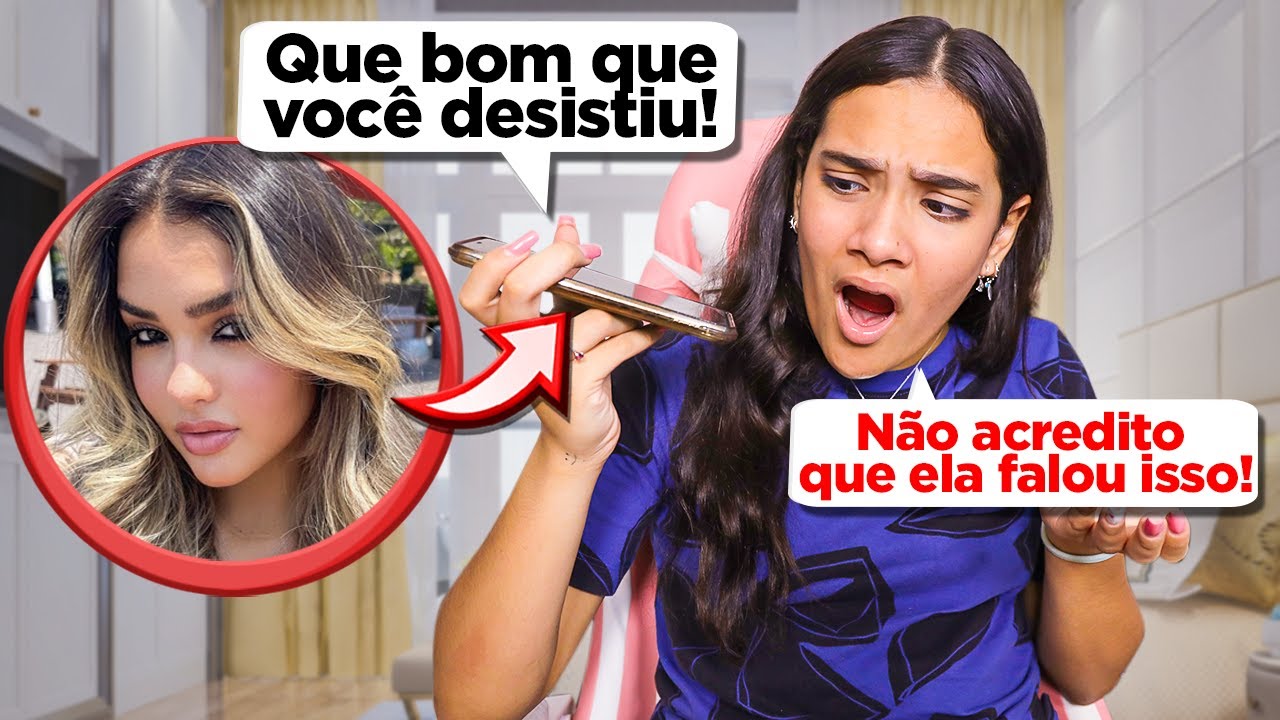 FINGI PARA OS MEUS AMIGOS YOUTUBERS QUE IA ACABAR COM O MEU CANAL - JULIANA BALTAR