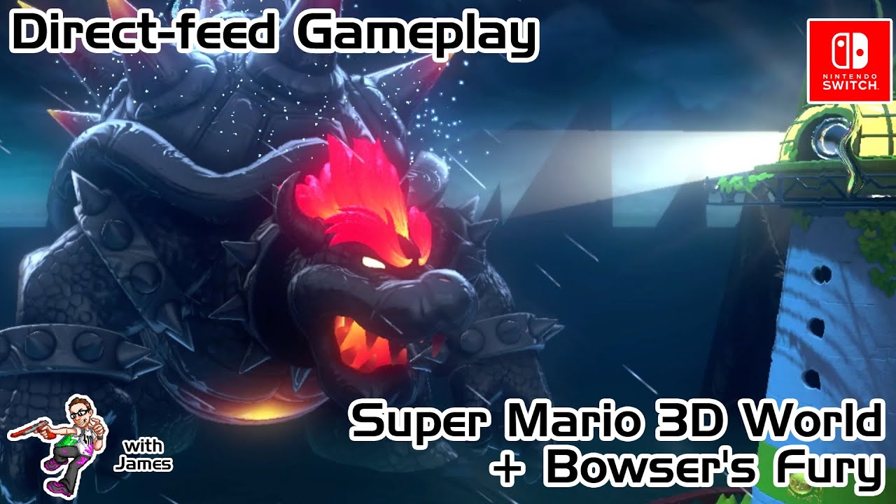 Super Mario 3D World + Bowser's Fury | Direct Feed Gameplay | Switch