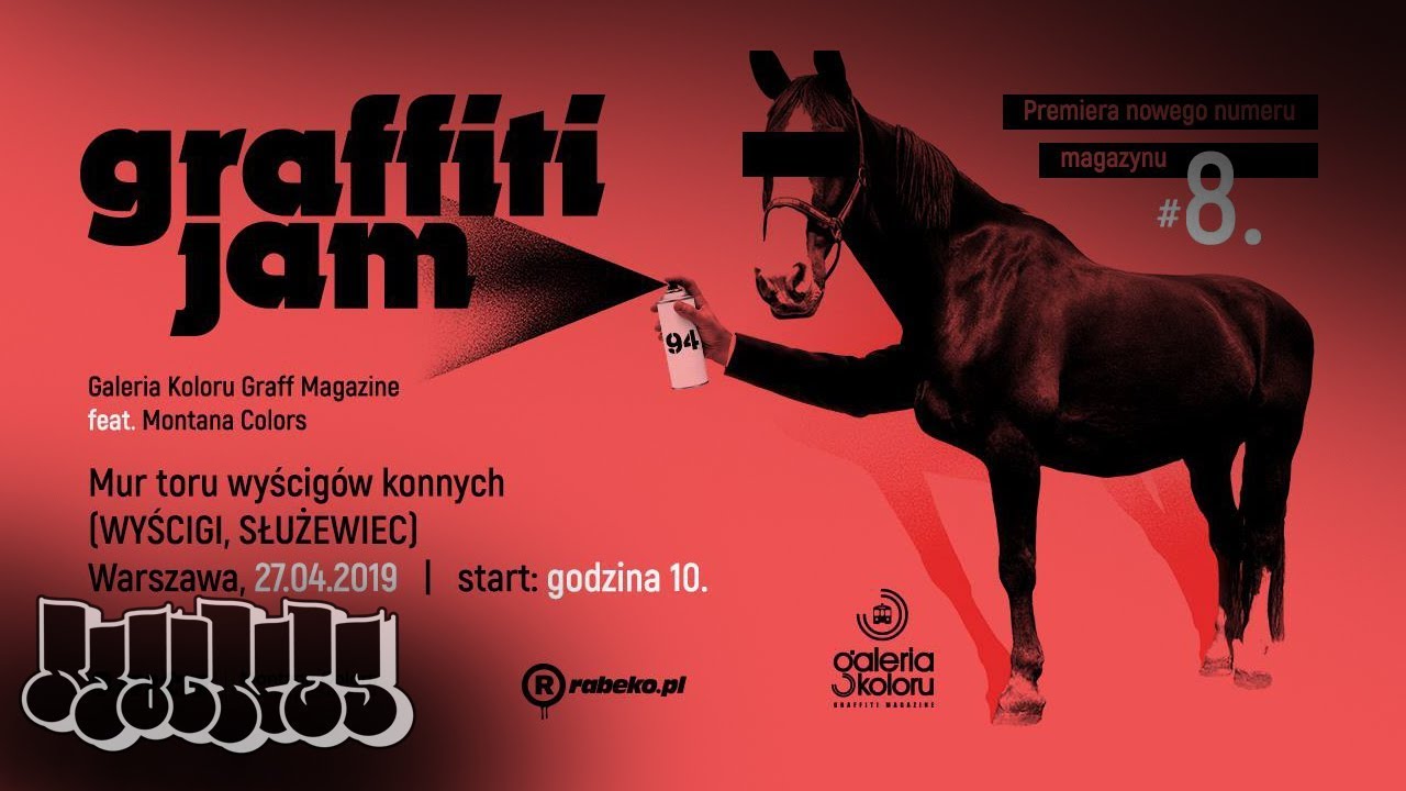GALERIA KOLORU feat. Montana Colors GRAFFITI JAM Warszawa Służewiec 2019
