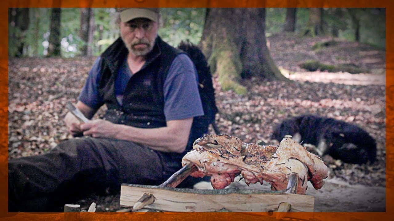 Split Roasted Chicken, Backrest, Thongs and Spoon Carving in the Beech Forest.