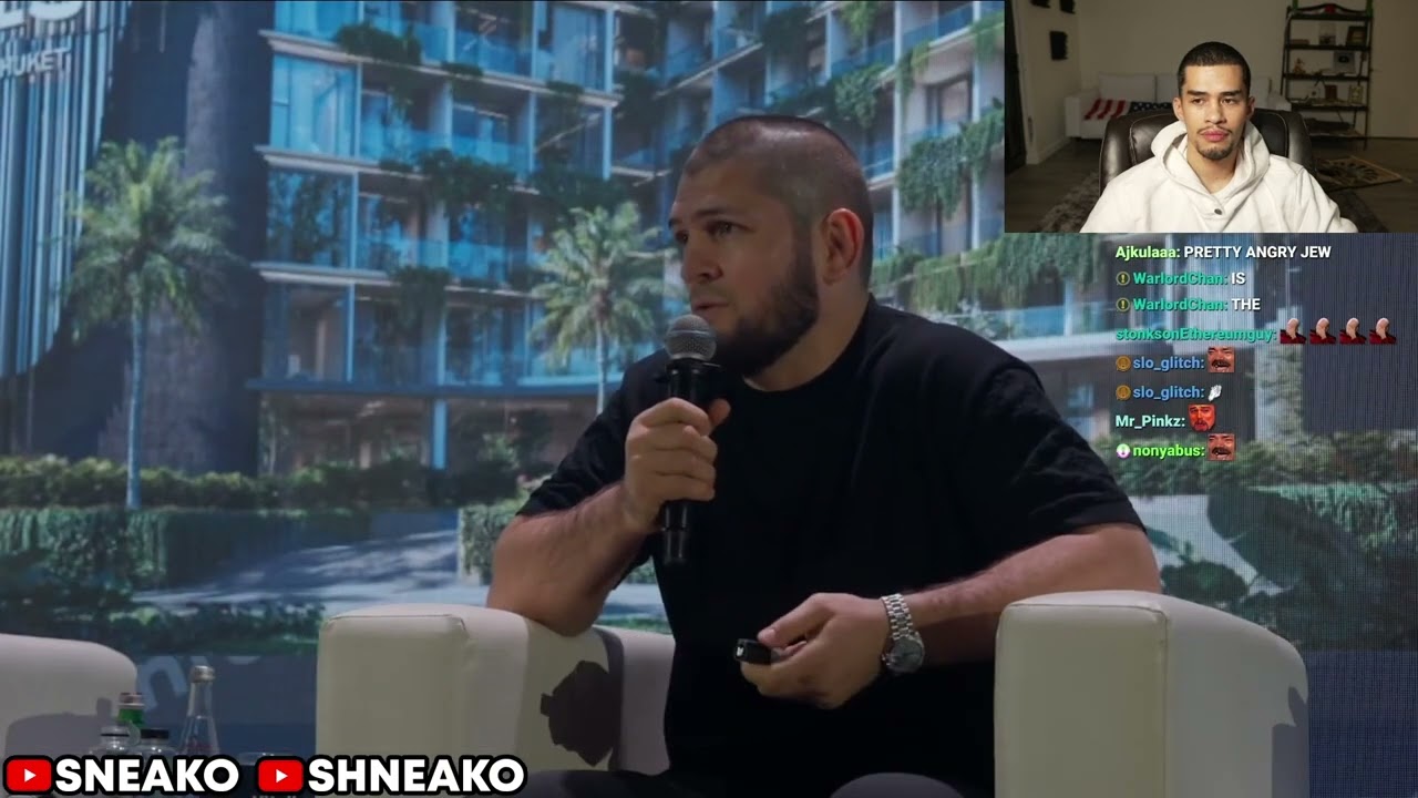 SNEAKO reacts to Khabib Nurmagomedov talking about Female Fighters