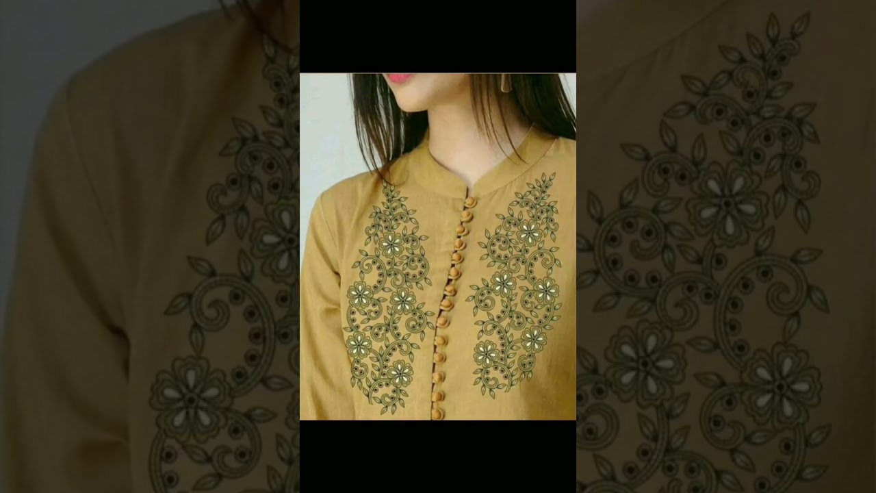Stylish Ban Neck Kurta Designs For Girls 👭 👉