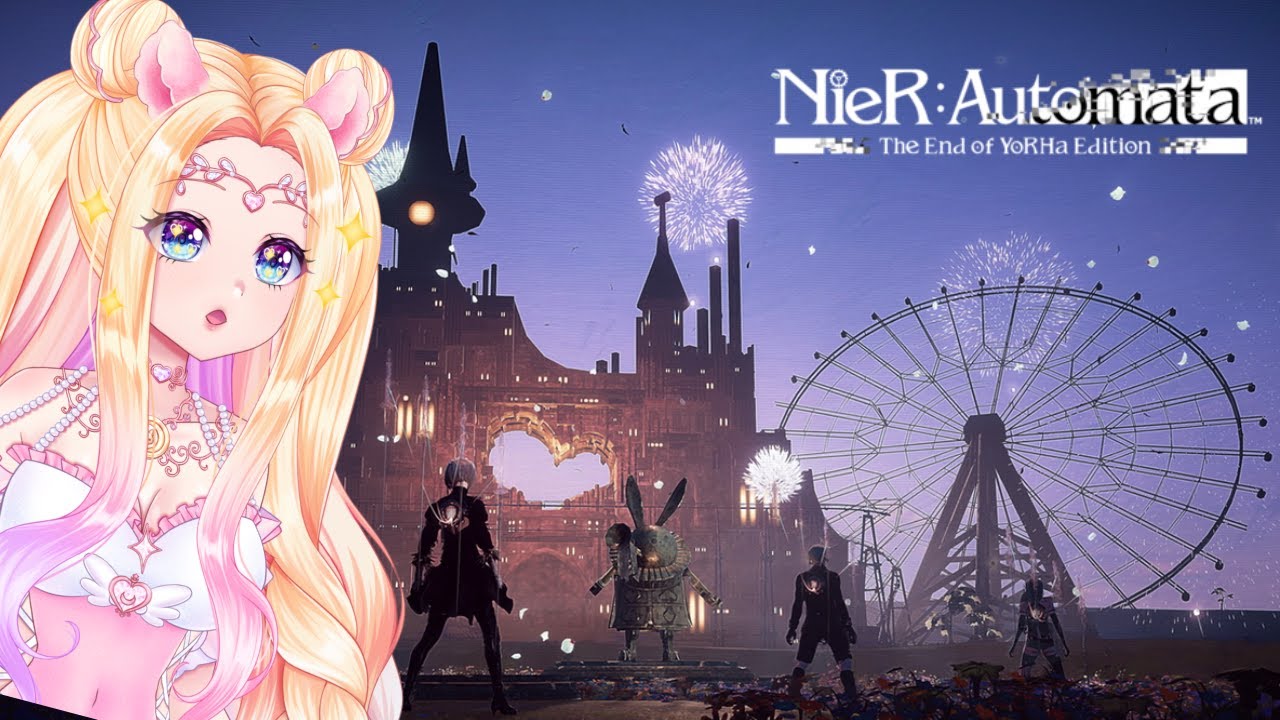 Themepark fun time! 🎀🦙Alpaca VTuber Plays: NieR Automata - Part 2 🎀🦙