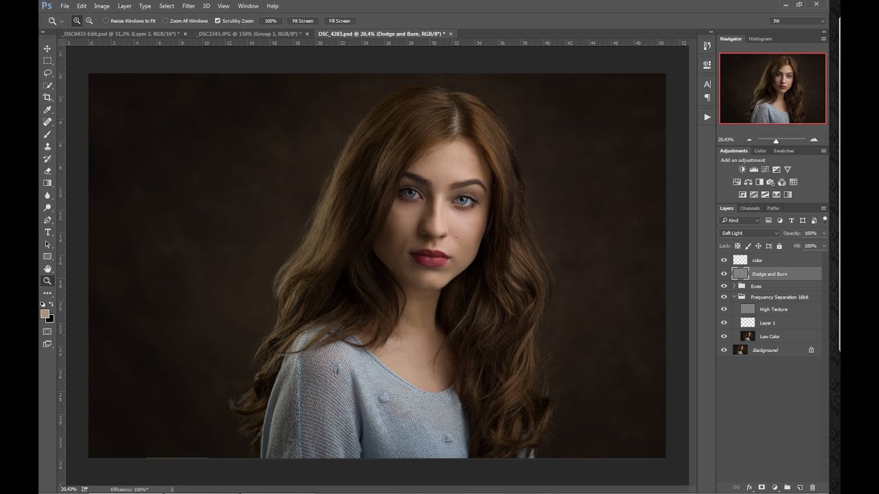 019 Jak Rozjaśnić Cienie Pod Oczami - Photoshop