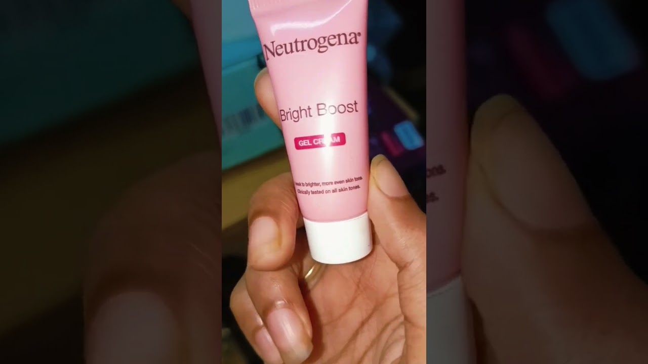 Neutrogena bright boost gel cream ✨✨💖 #shorts #trending #viral