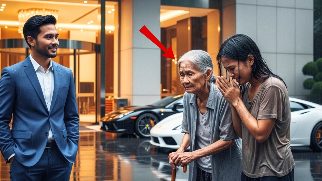 Nakisilong Lang Sila sa Ulan… Pero Nagulat ang Isang Milyarder sa Totoong Pagkakakilanlan Nila