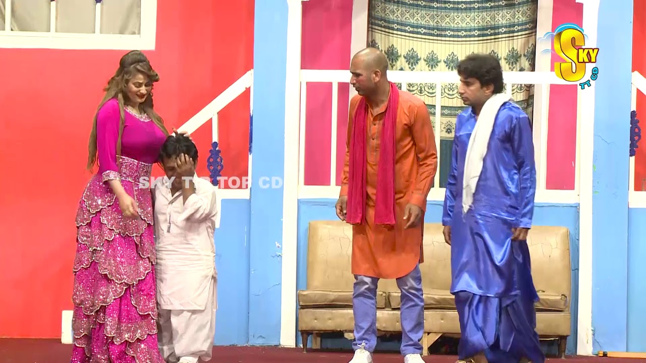 Vicky Kodu and Sakhawat Naz With Azeem Vicky | HD Stage Drama Teri Meri Jori | Full Comedy Clip 2019