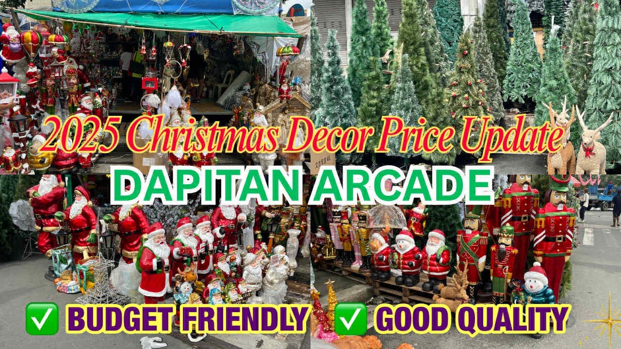 BILIHAN NG MURANG HOME AT CHRISTMAS DECOR SA DAPITAN ARCADE 🎅🏼🎄  Price Update + Tour *MUST WATCH*
