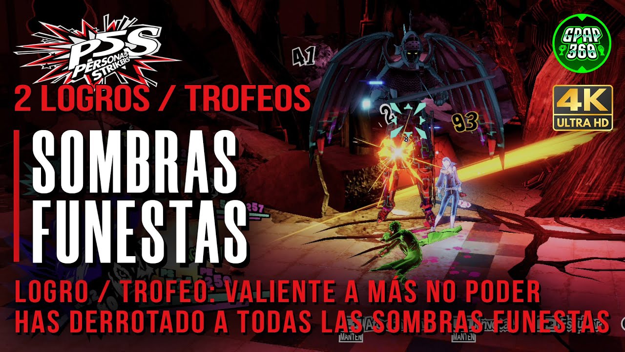 Persona 5 Strikers | Localizaci&oacute;n Sombras funestas (2 Logros / Trofeos: Valiente a m&aacute;s no poder)