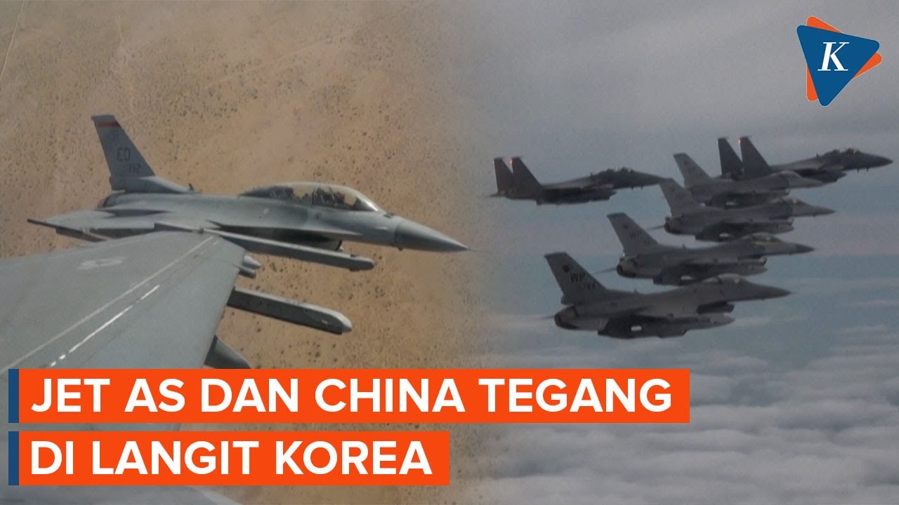 Jet Tempur AS dan China Terlibat Ketegangan di Langit Korea, Laut Kuning Memanas