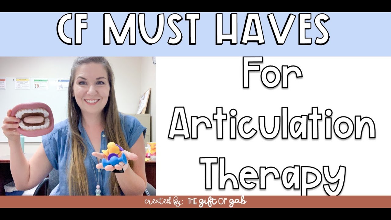 SLP CFY Tips and Must Haves for Articulation Therapy