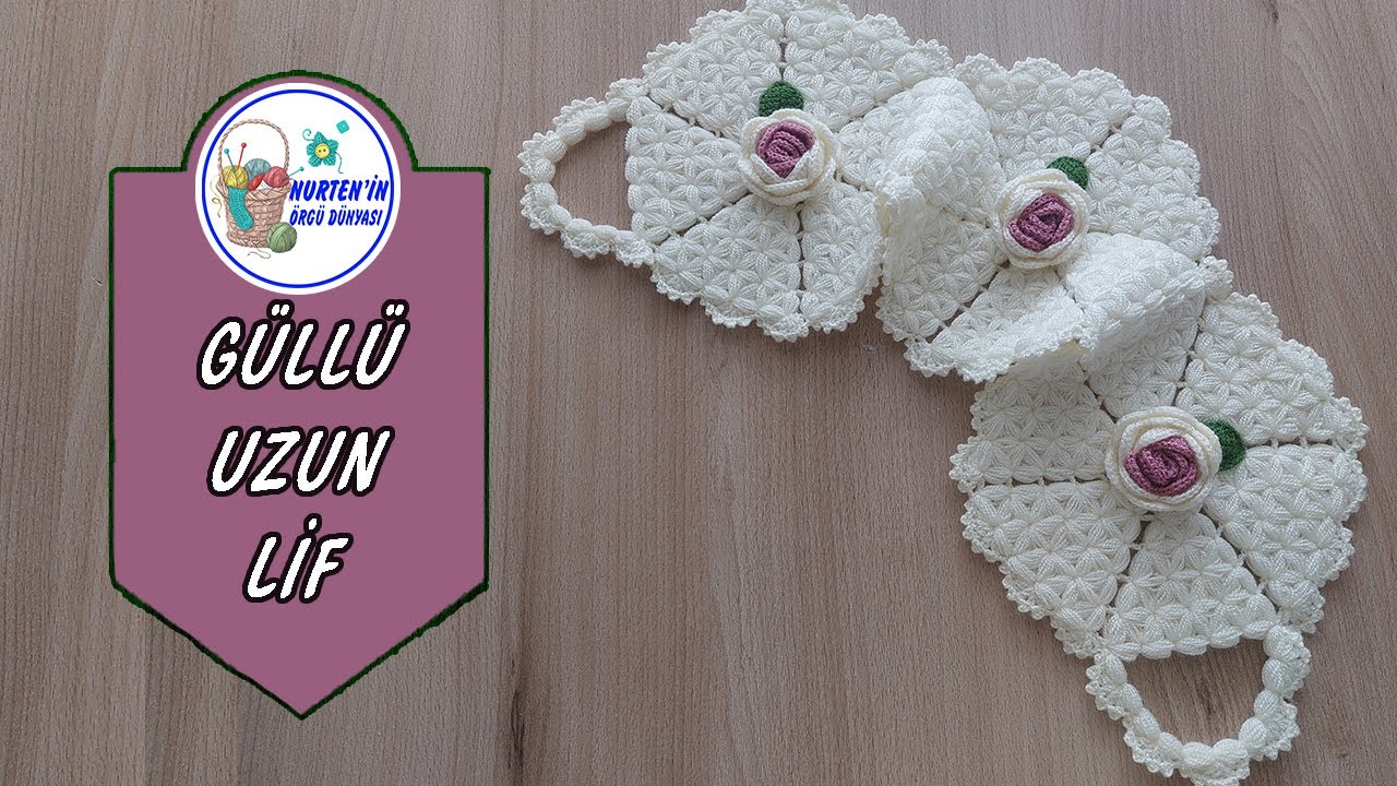 Güllü Uzun Takım Lif Yapımı | takım lif modelleri,çeyizlik lif modelleri