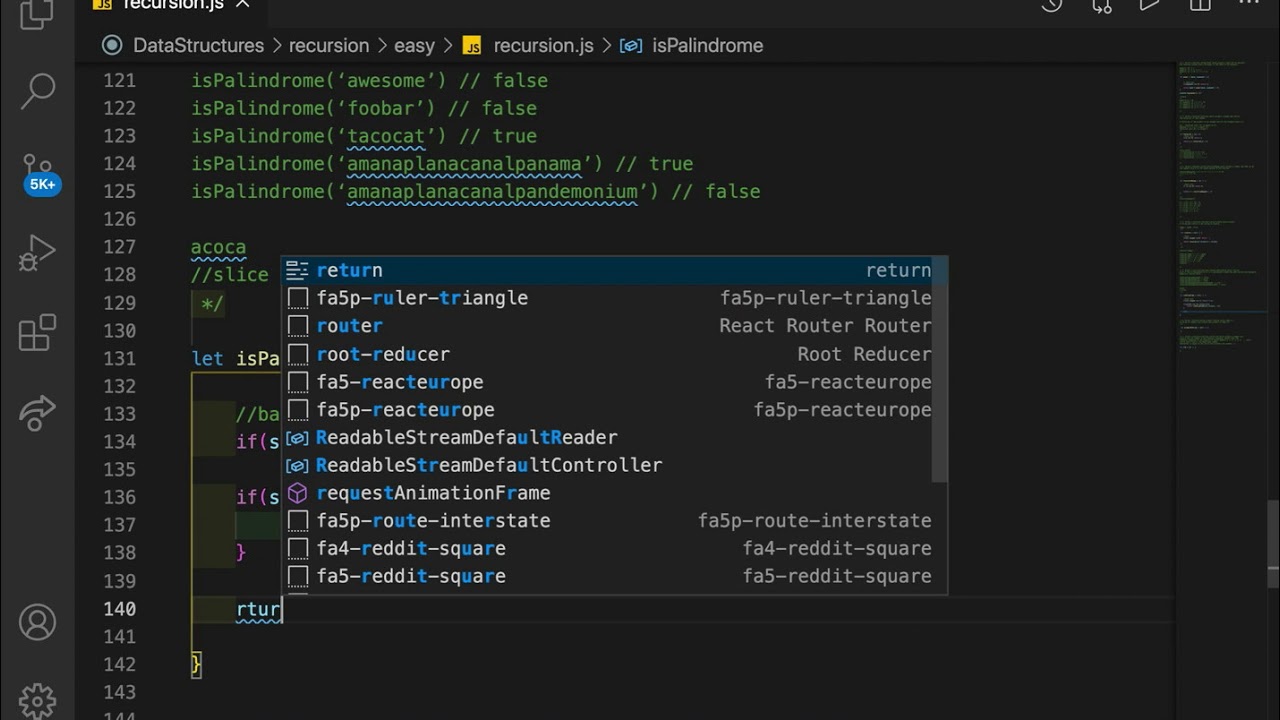 Determine if string is a palindrome using recursion - Javascript