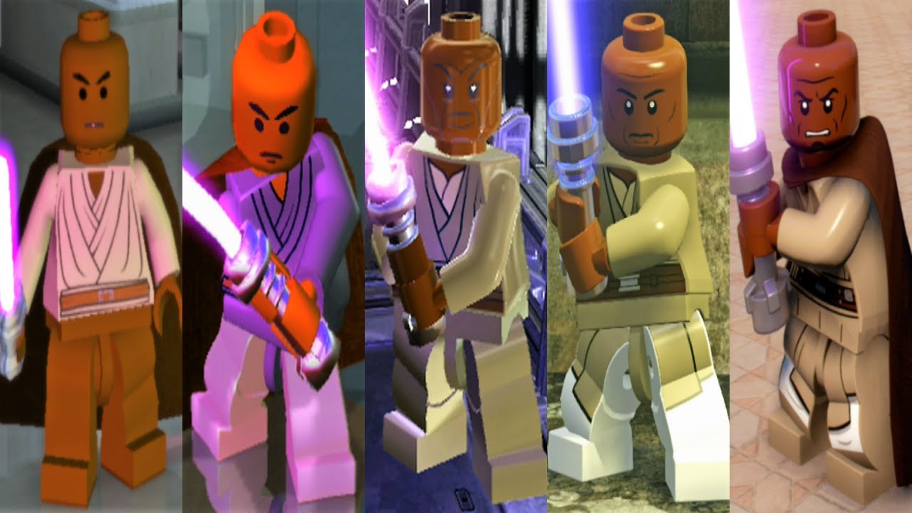 The Evolution of Mace Windu in LEGO Star Wars Games