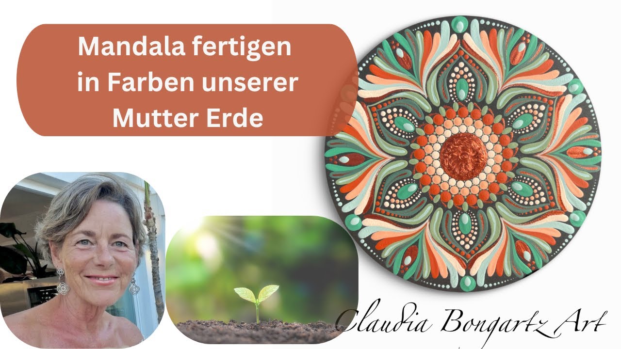 Mandala fertigen in Farben unserer Mutter Erde