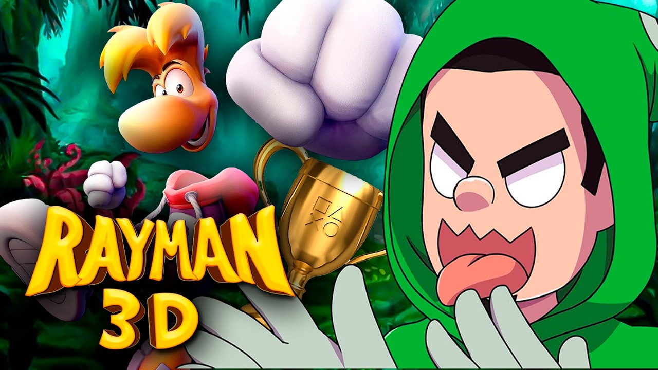 FINALMENTE PLATINEI O PIOR RAYMAN!! - GUINAS JOGA RAYMAN 3D (#5/FINAL)