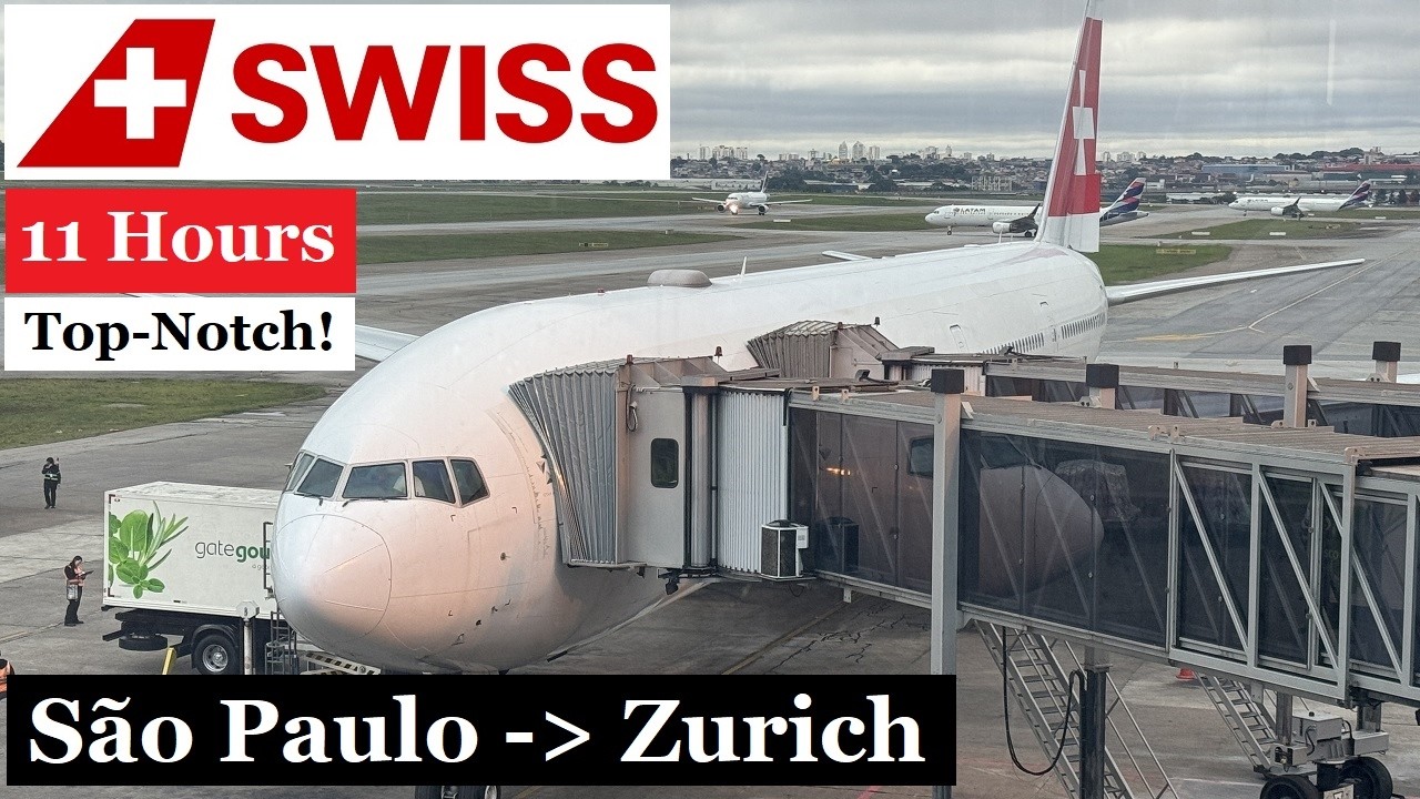 SWISS International Air Lines - Economy B777-300 - São Paulo to Zurich - Long Haul Experience #273