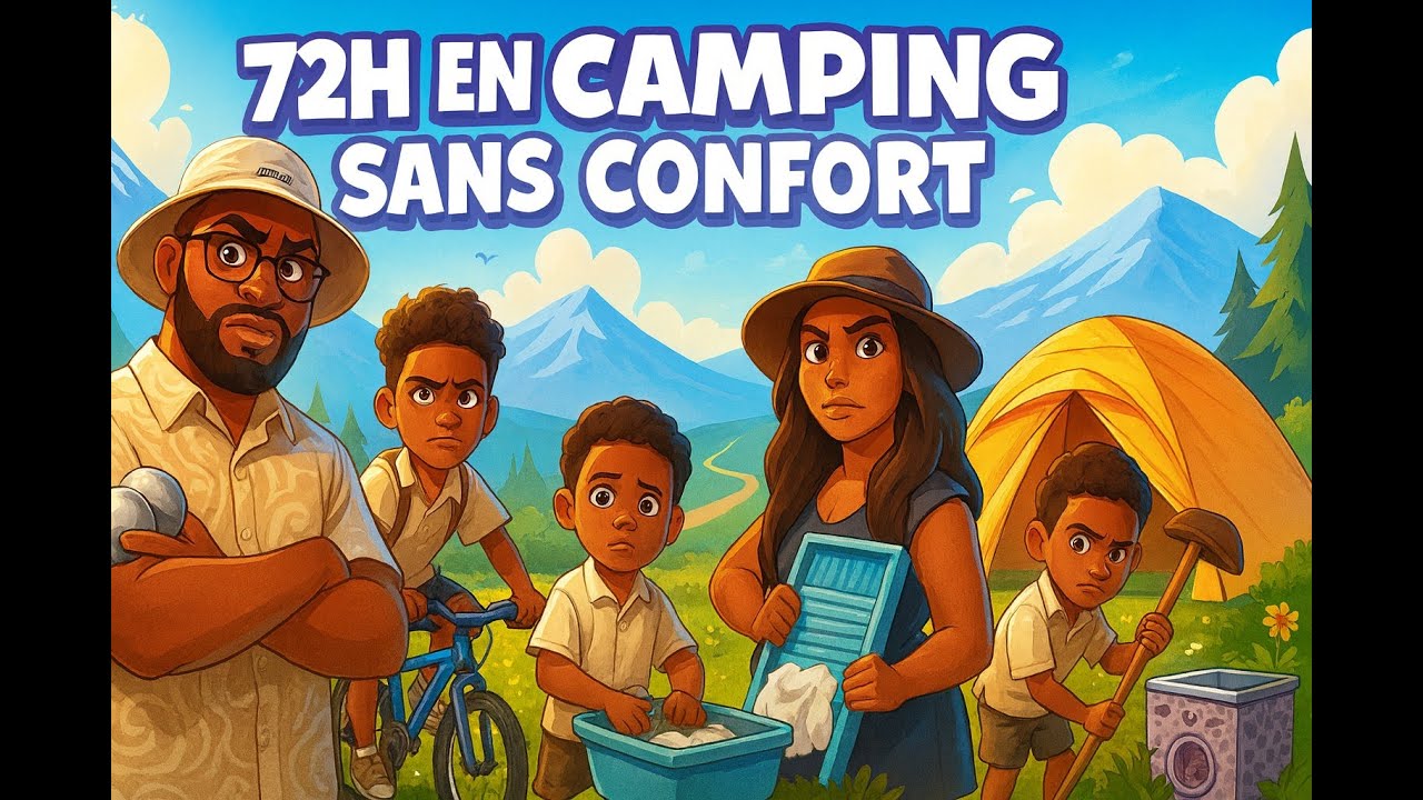 72H en camping sans confort avec seulement 50€ – Défi famille extrême !