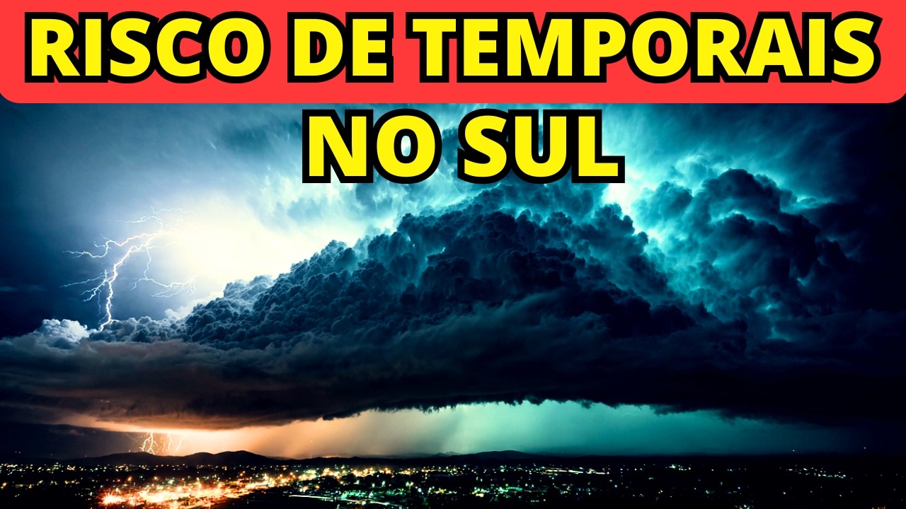 🚨ATENÇÃO: INMET EMITE ALERTA DE TEMPORAIS PARA O SUL DO BRASIL NESTA SEGUNDA DE CARNAVAL
