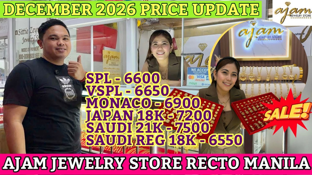 PRICELIST NG GOLD SA C.M RECTO 