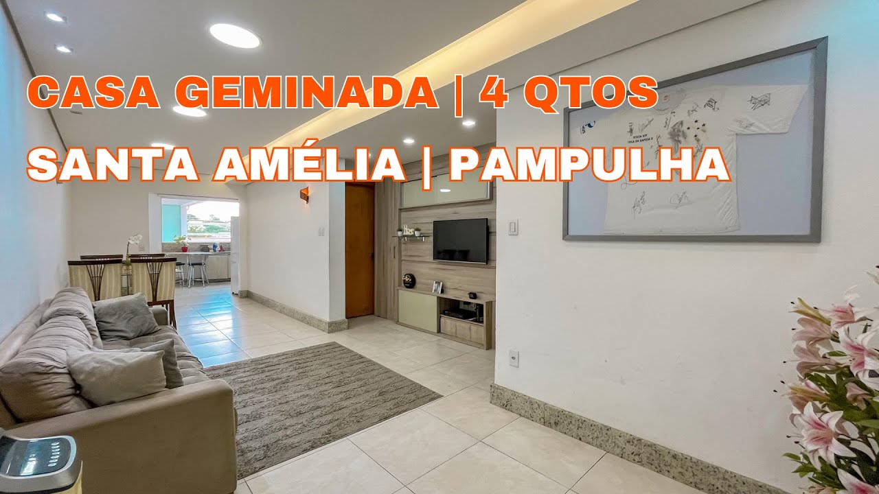 ✨BELÍSSIMA CASA COM 4 QUARTOS COM PREÇO DE R$ 850.000,00 😳Santa Amélia - Pampulha.