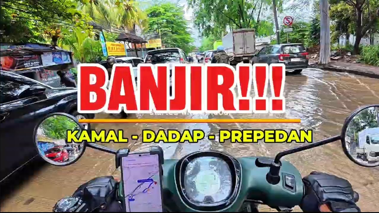 BANJIR.. ‼️Kamal - Dadap - Perimeter - Kalideres.. ‼️#dailymotovlog 