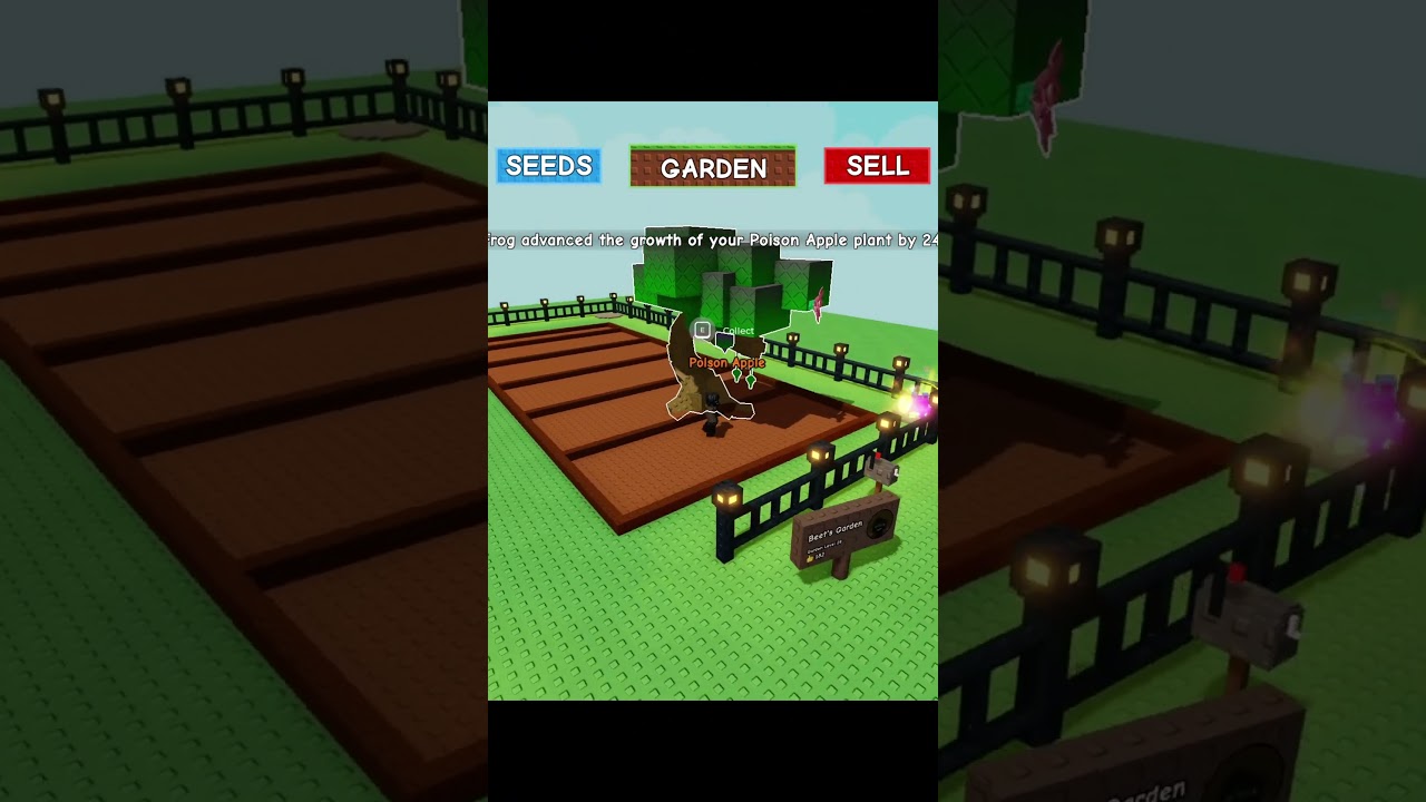 Poison Apple Seed Showcase #roblox #growagarden