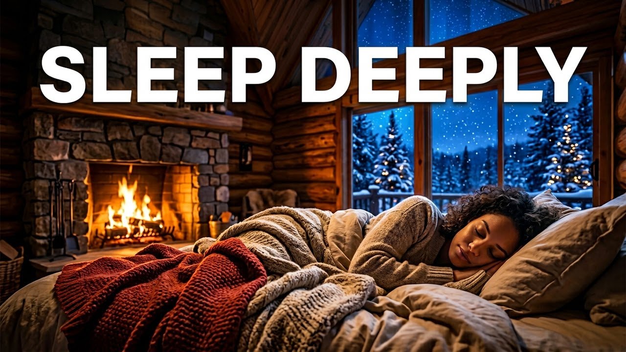The Warmth You’ve Been Missing — Sleep in a Winter Cabin by the Fire