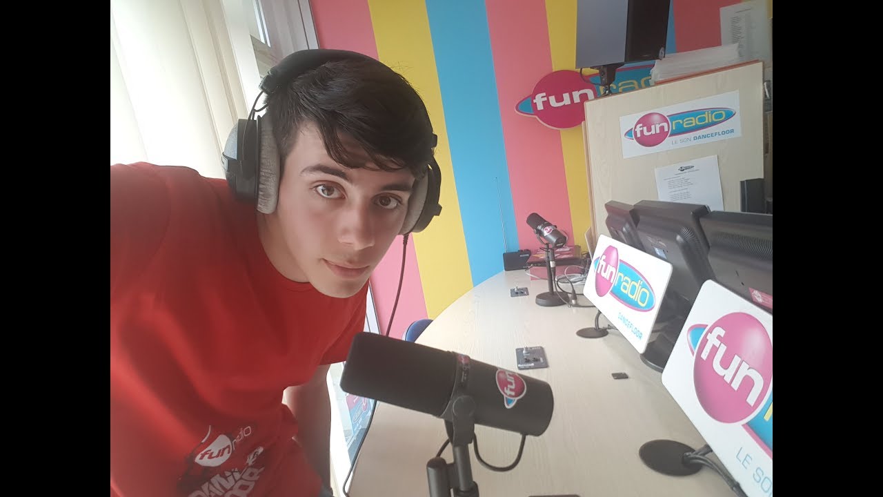 visite des studios de fun radio (Belfort)