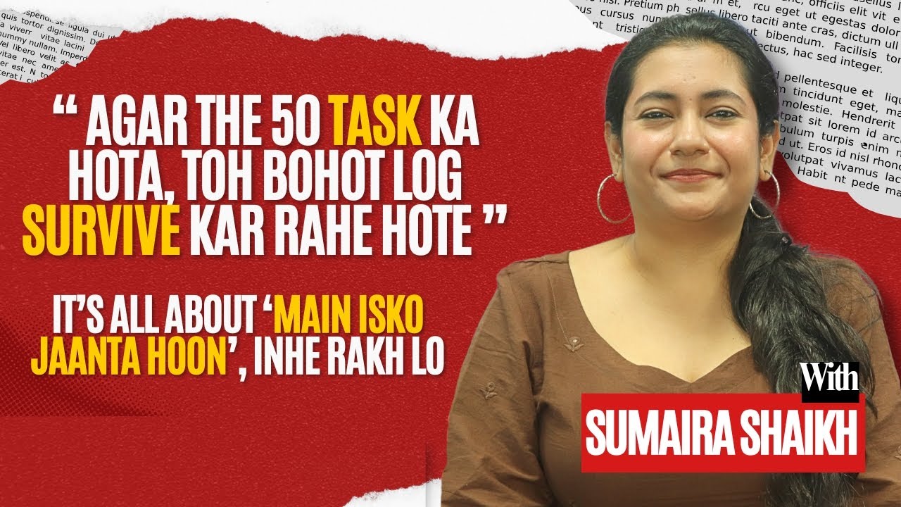 The 50: Sumaira Shaikh admits feeling left out, being called the weak link and more