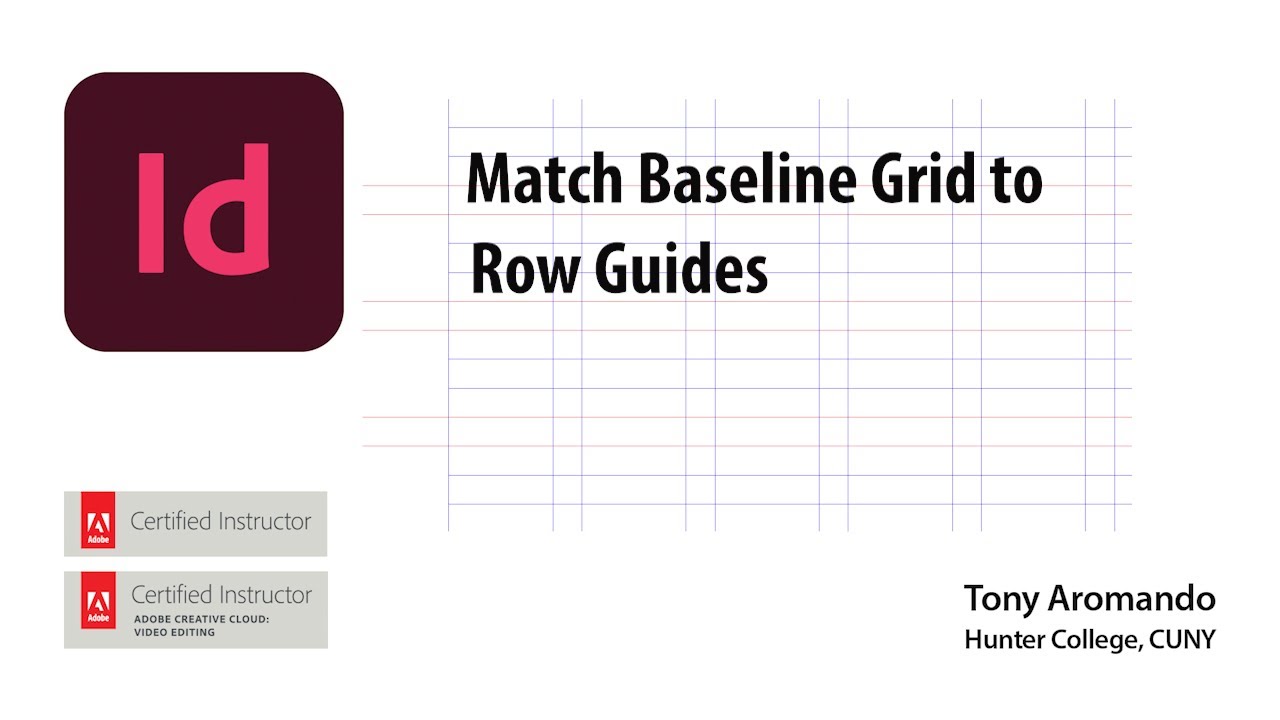 Match Baseline Grid to Your Row Guides