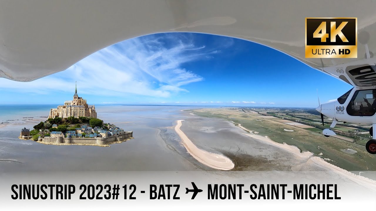 2023.08.22 | Batz ✈ Mont-Saint-Michel via the coast line | Sinustrip 2023 # 12