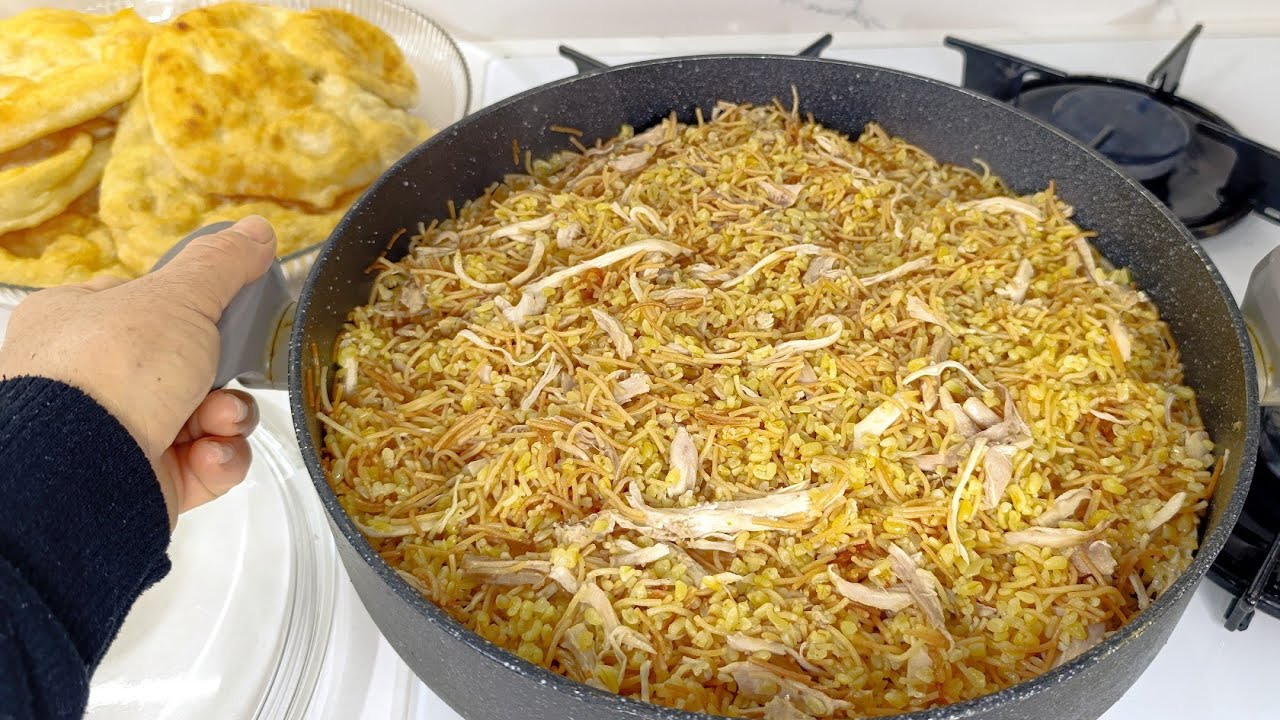 Bulgur Pilavı Tarifi 💯MÜKEMMEL💯 Şehriyeli Tavuklu Pilav Nasıl Yapılır Nefis Yemek Tarifleri Meryem