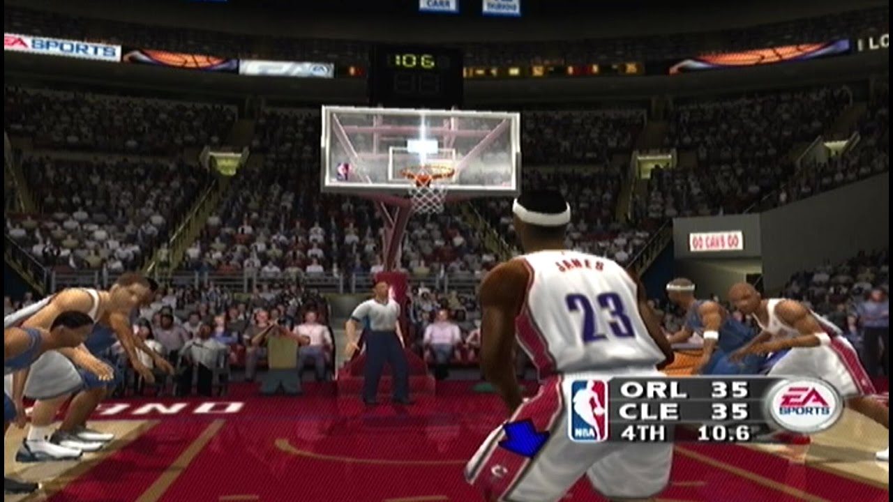Lebron James Rookie Debut NBA Live 2004 Epic Duel TMAC Crazy Final Minute!!