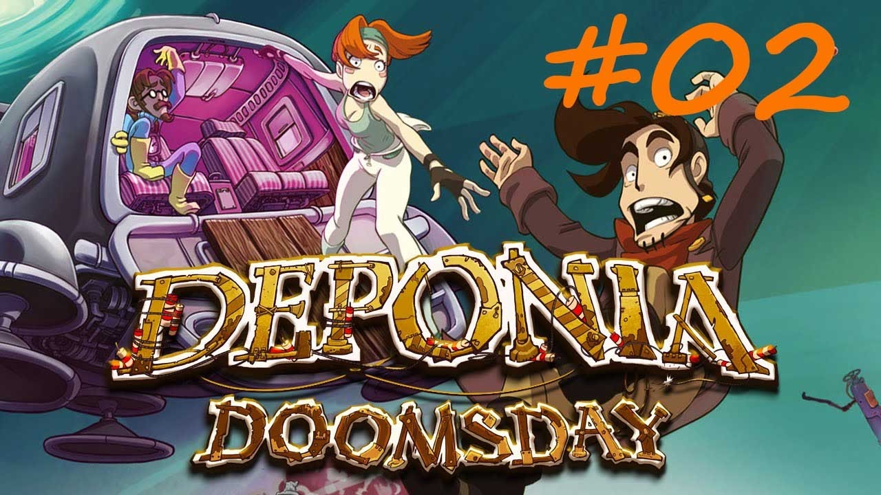 Zagrajmy w Deponia Doomsday PL (02) Bramy Miasta (gameplay pl)