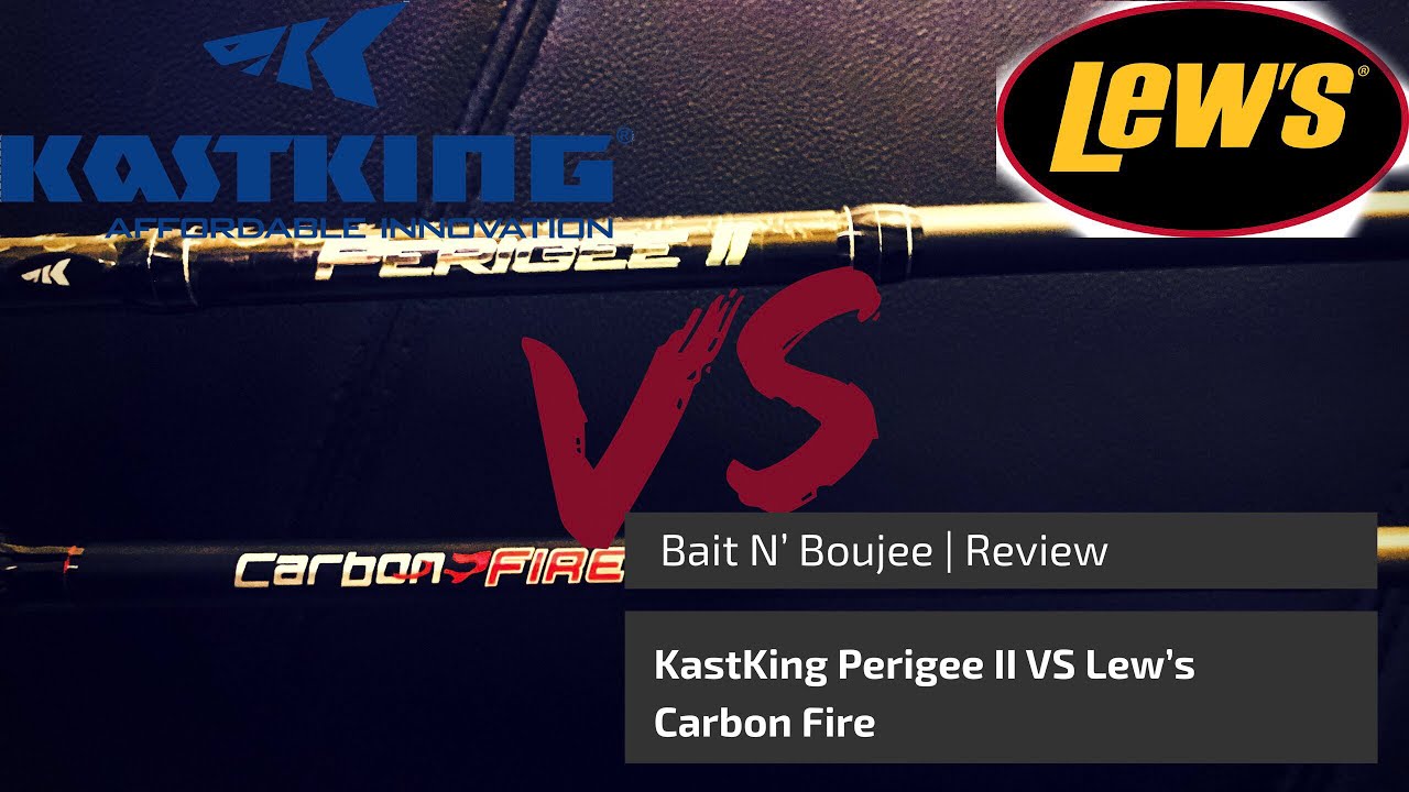 KastKing Perigee II Vs Lew's Carbon Fire Fishing Rod Review and Comparison