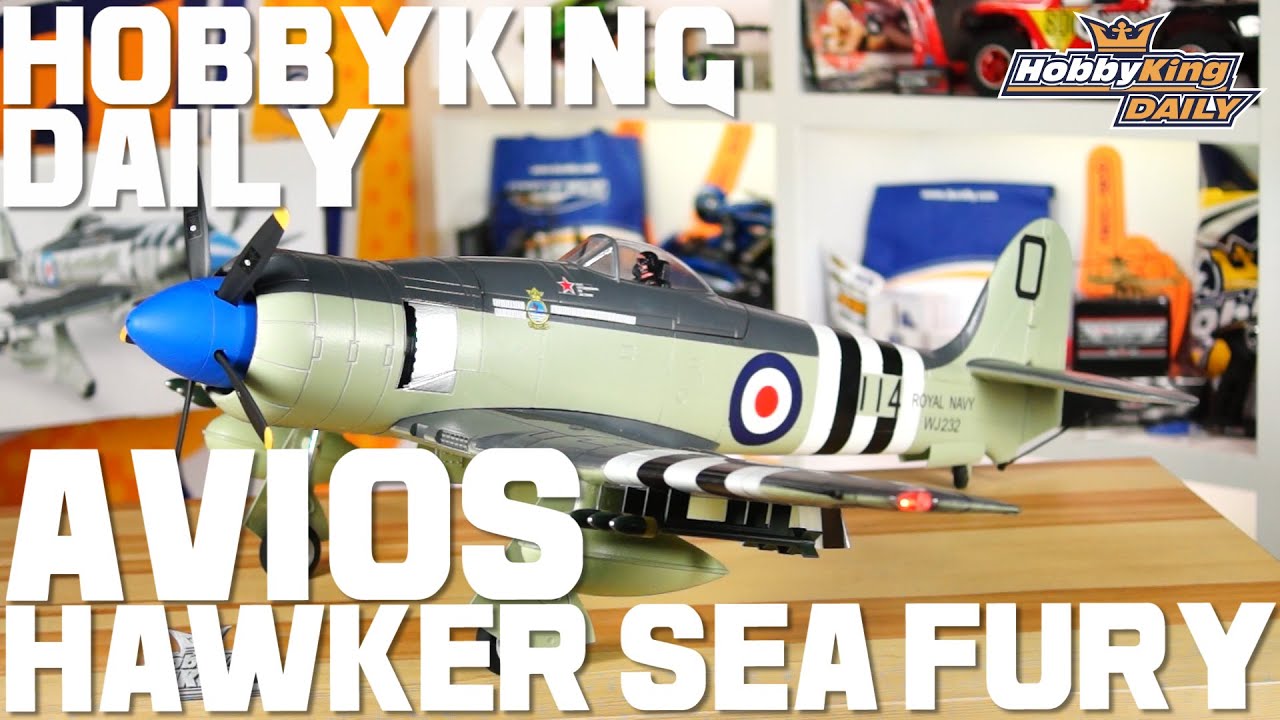 Avios Hawker Sea Fury 1200mm PnF - HobbyKing Daily