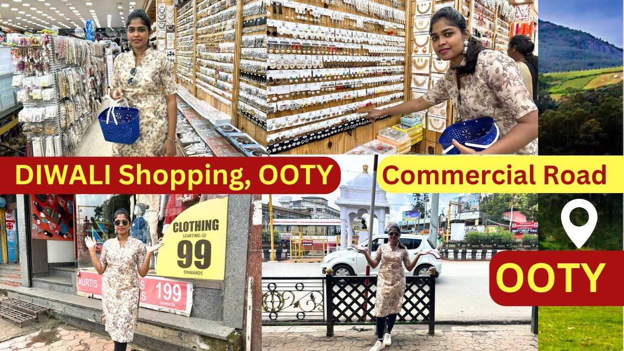 Ooty Street Shopping | Ooty Commercial street walk | Ooty street shopping | #shopping