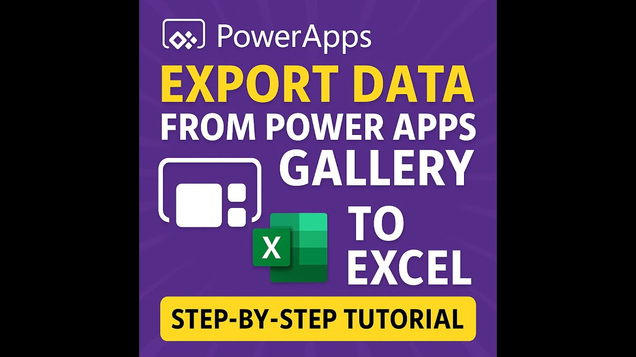 Export Data from Power Apps Gallery to Excel | Step-by-Step Tutorial