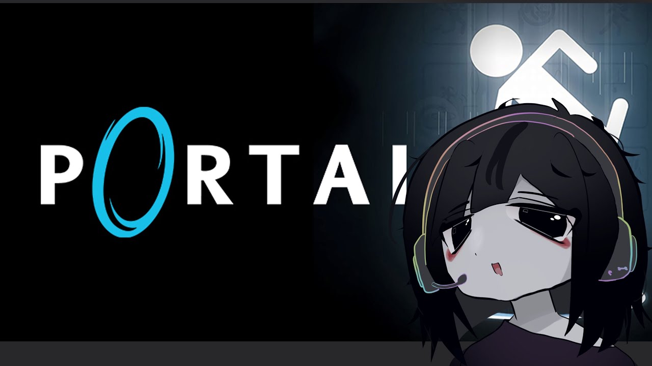 【 PORTAL 】Small brain streamer playing Portal... #portal #game #gameplay #streamer