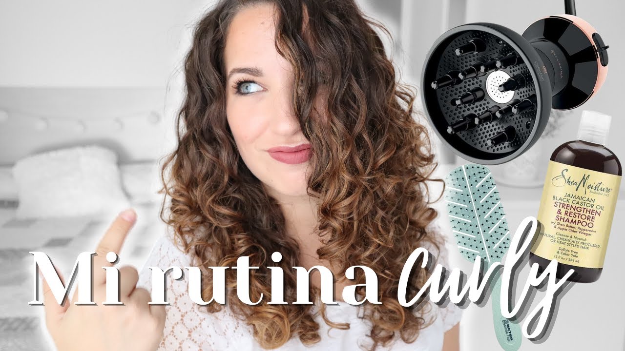 Mi rutina de CABELLO RIZADO actual