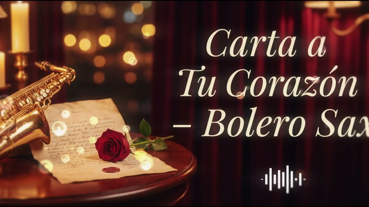 A Letter to Your Heart 🎷 Romantic Bolero Sax (Instrumental) | Candlelight Love