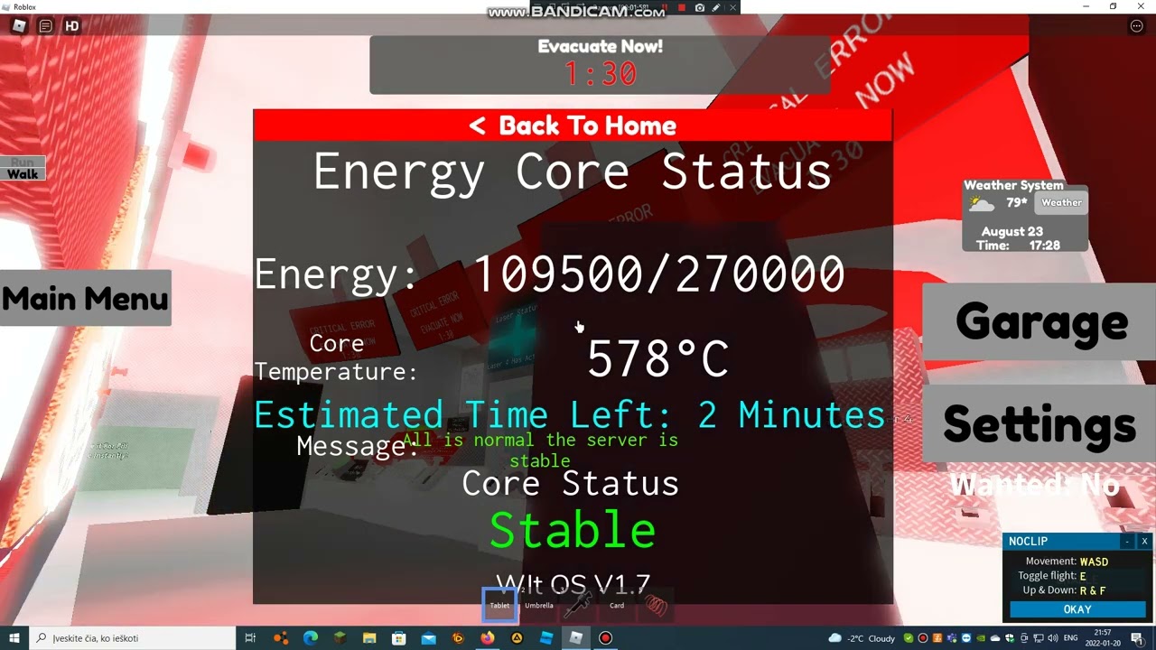 Roblox Island Beach City Staying In The Core Room While The Super Nuke